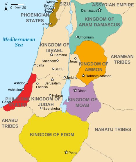 map of Edom