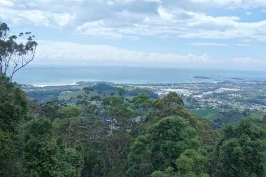 view of sea at Coffs Harbour