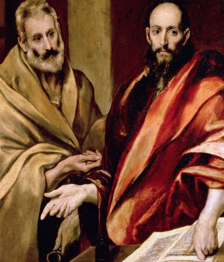 Painting of Peter and Paul by El Greco 1541–1614