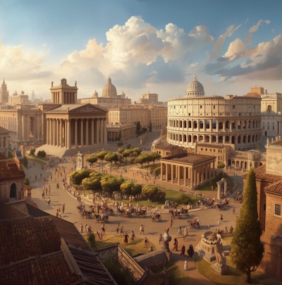 Ancient Rome by AI